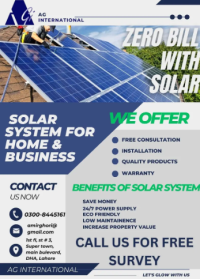 Ongrid Solar systme 10kw green meter ( Growatt/ Solis, Longi, Jinko)