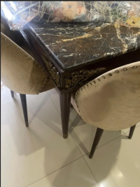 6 chairs dining table