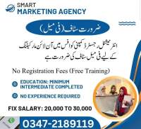 Female Staff Required for Full time 9am to 5pm