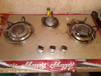 3 burner stove