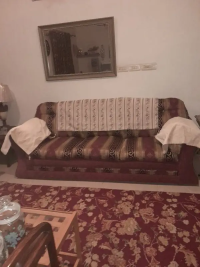 Fancy clothed Sofa set 3-1